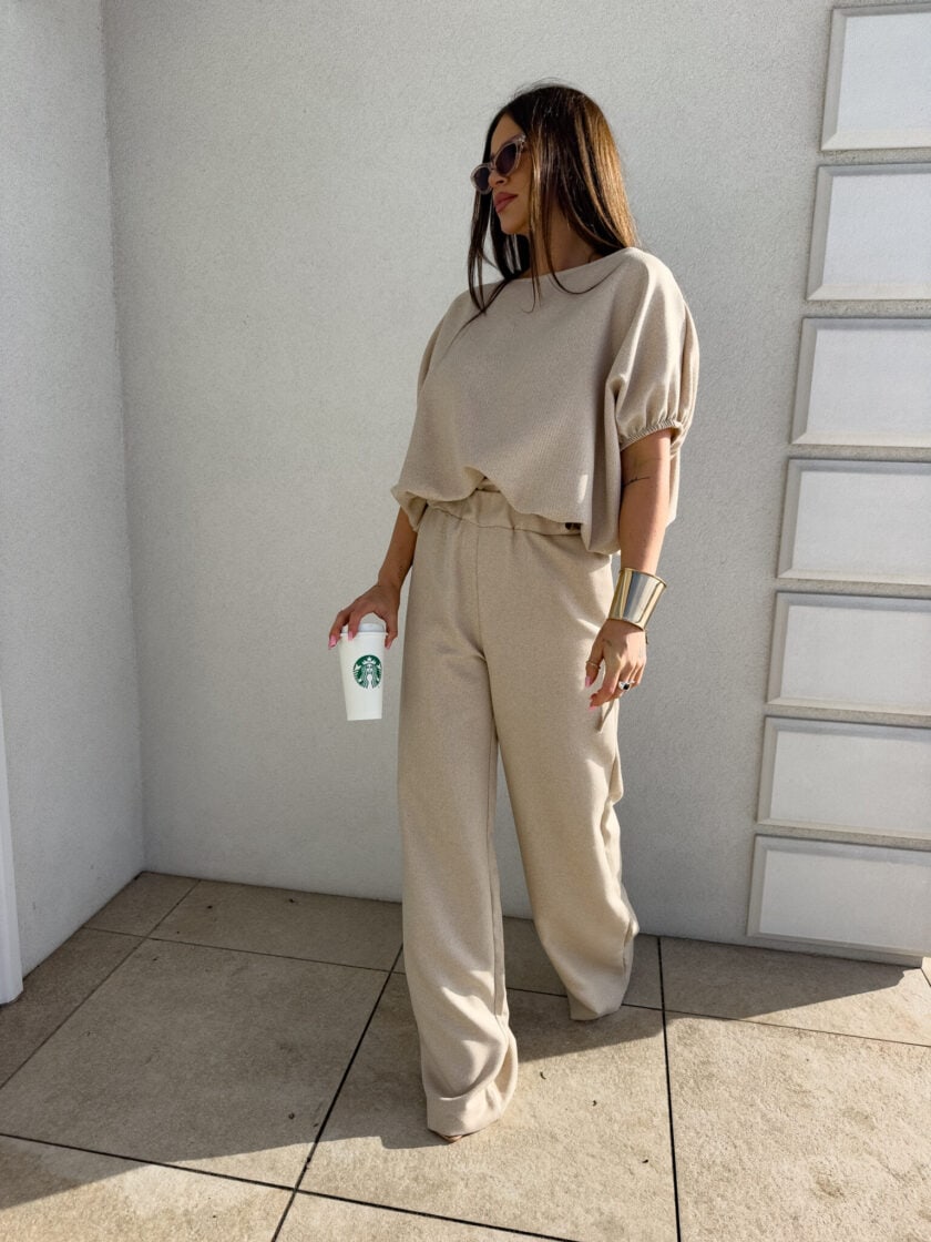 Komplet LUXE – beżowy - obrazek 15