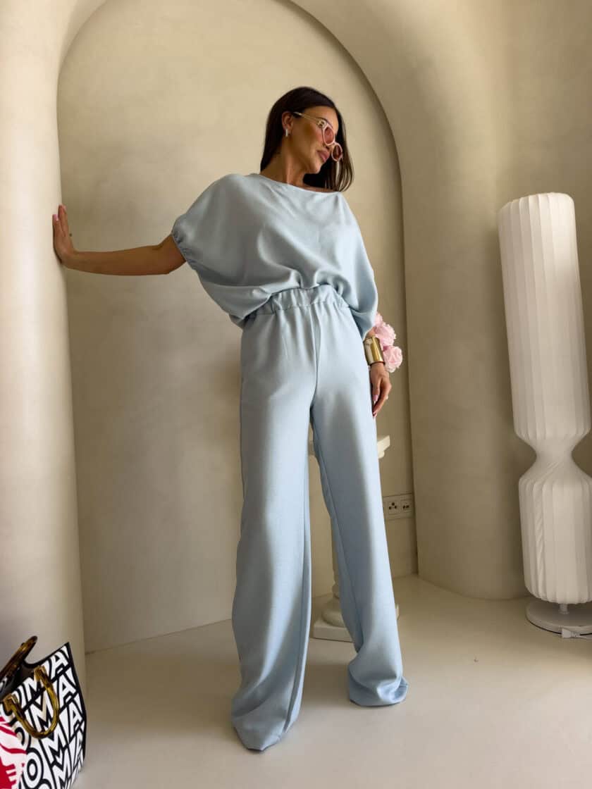 Komplet LUXE – błękitny - obrazek 5