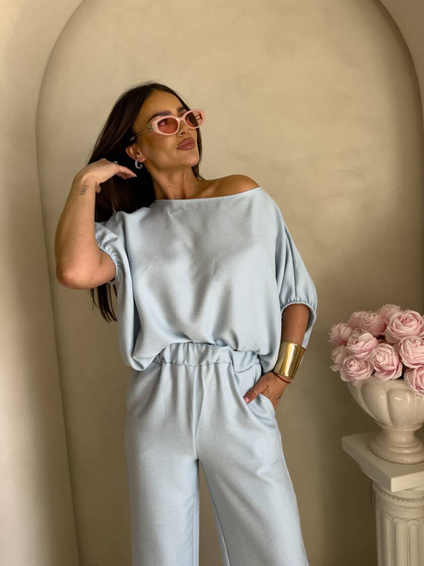 Komplet LUXE – błękitny - obrazek 6