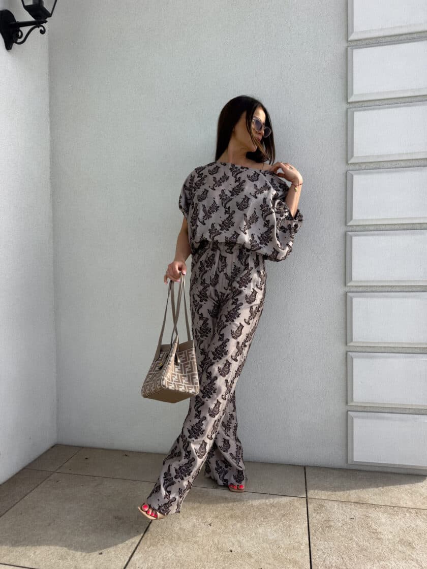 Komplet LUXE print ornament – kawowy - obrazek 11