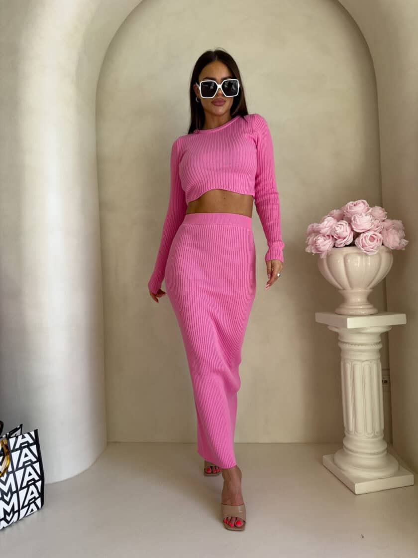 Komplet MELBOURNE – różowy - obrazek 6