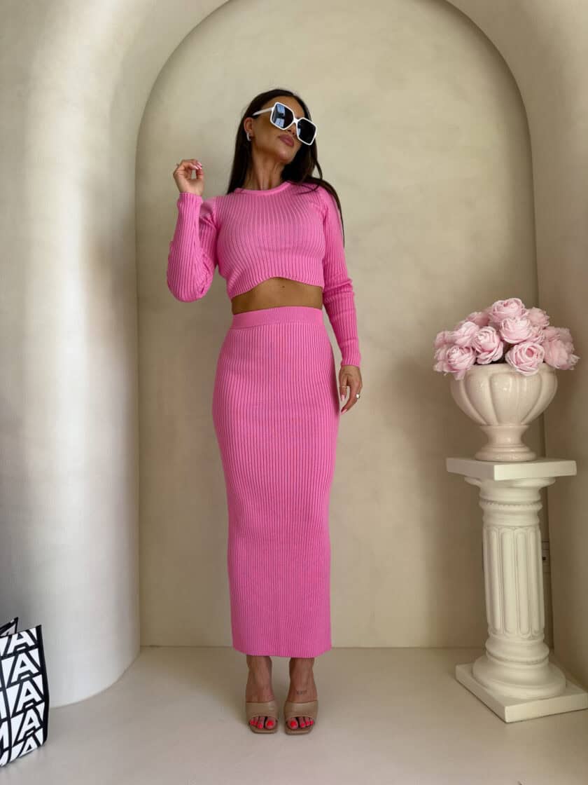 Komplet MELBOURNE – różowy - obrazek 11