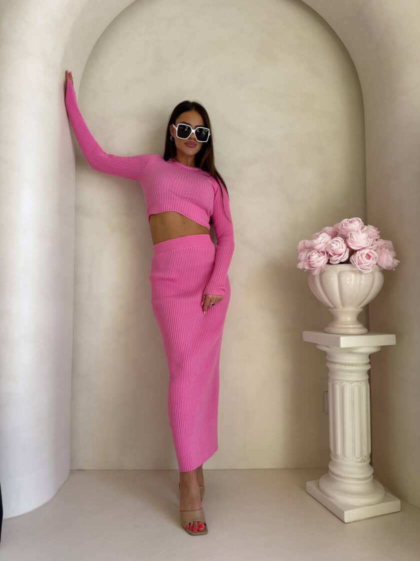 Komplet MELBOURNE – różowy - obrazek 12