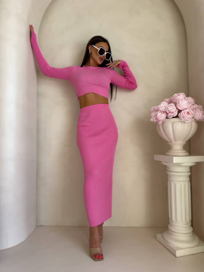 Komplet MELBOURNE – różowy - obrazek 9