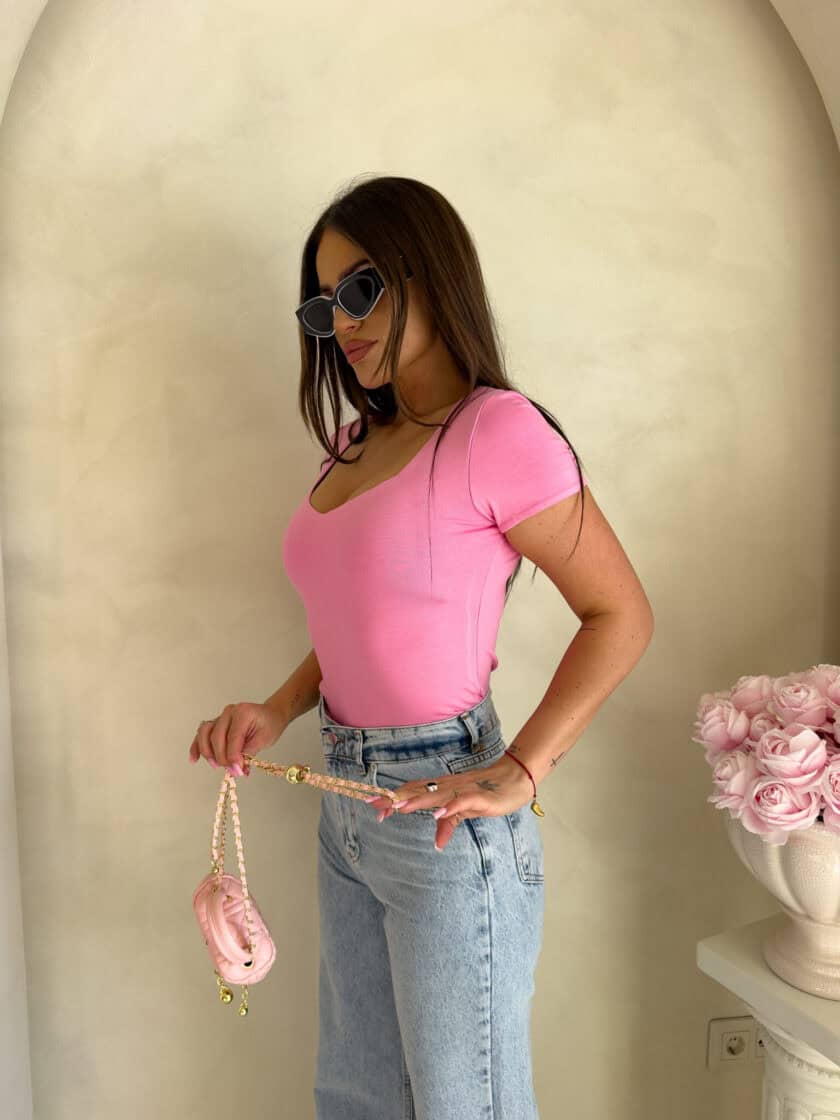 Bluzka MALUMA - różowa - obrazek 5