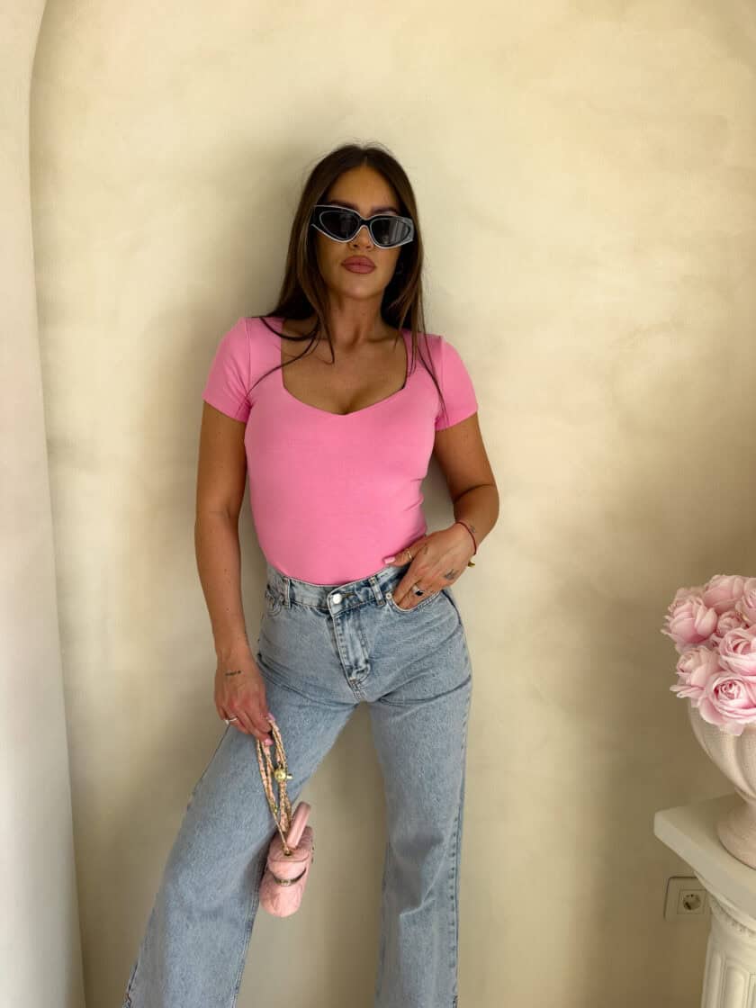 Bluzka MALUMA - różowa - obrazek 4