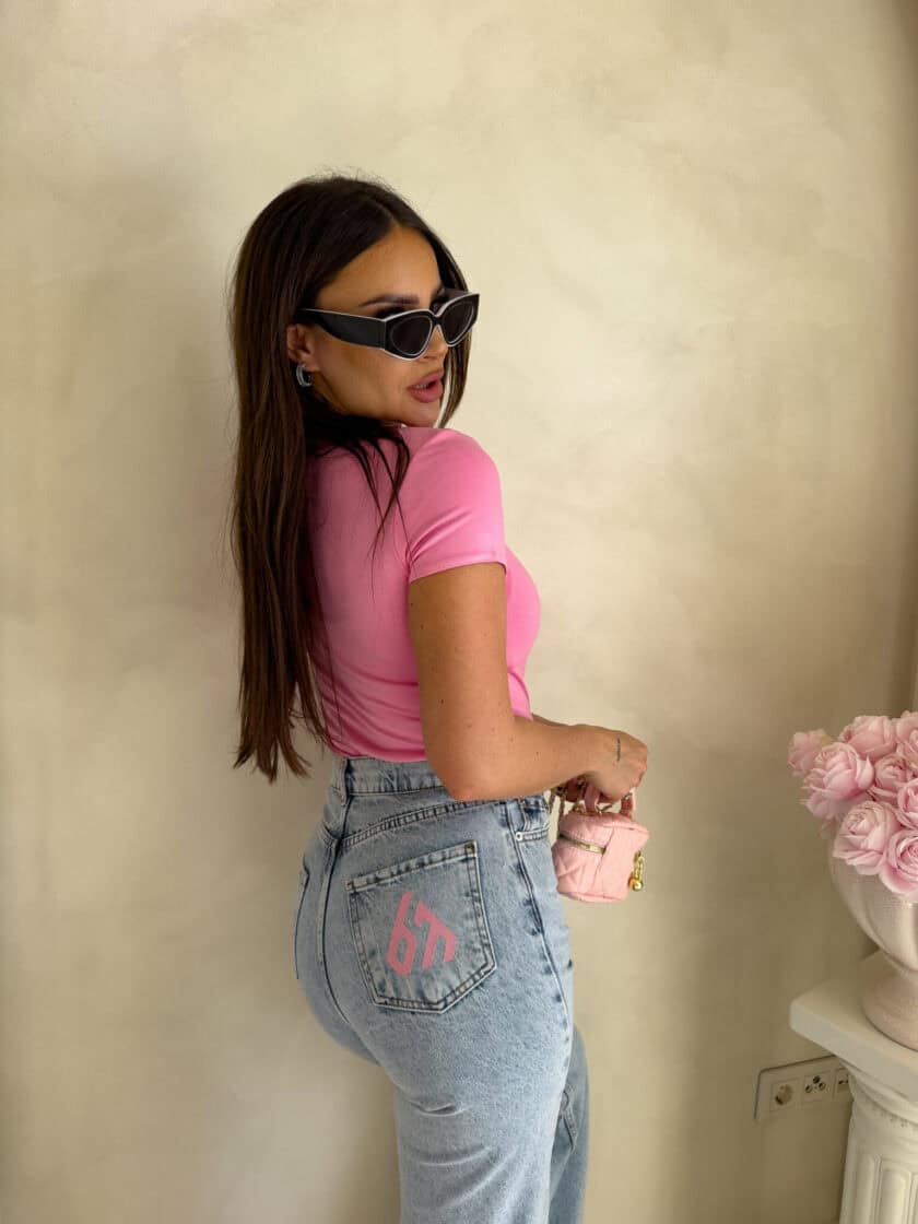 Bluzka MALUMA - różowa - obrazek 7