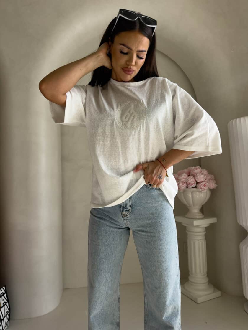 T-shirt NIRVANA – ecru