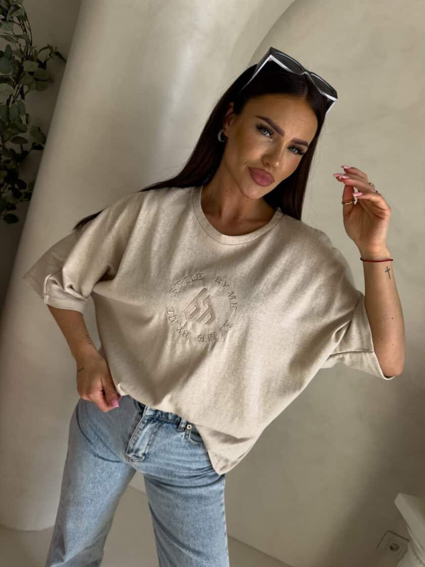 T-shirt NIRVANA – jasny beż - obrazek 3