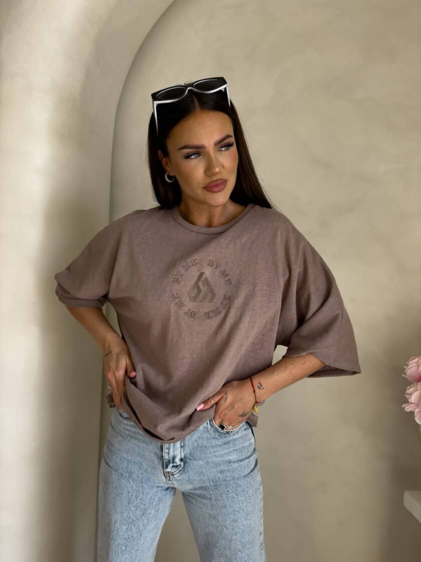 T-shirt NIRVANA – ciemny beż - obrazek 12