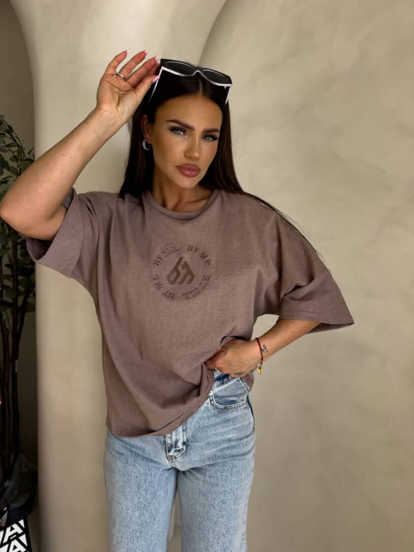 T-shirt NIRVANA – ciemny beż - obrazek 13