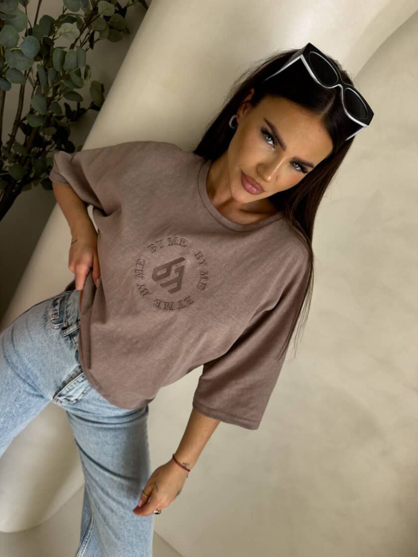 T-shirt NIRVANA – ciemny beż - obrazek 18