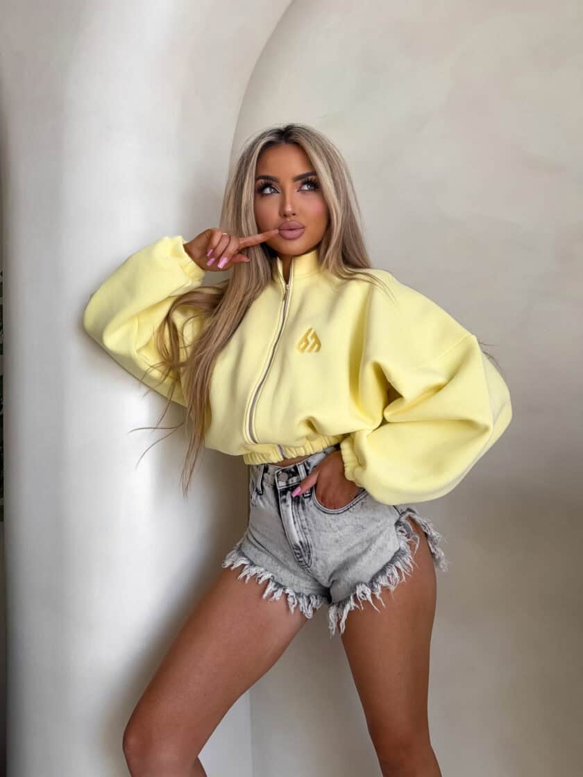 Bluza BESTIE - cytrynowa