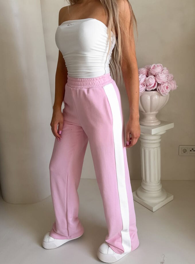 Spodnie LAMPAS - różowe