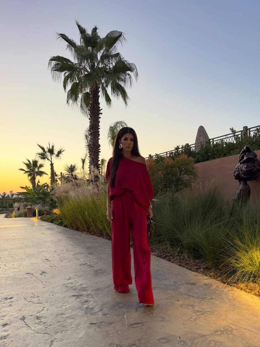 Komplet LUXE – czerwony - obrazek 7