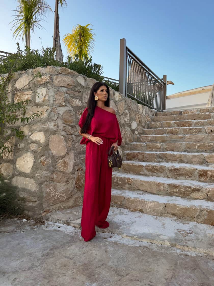 Komplet LUXE – czerwony - obrazek 6