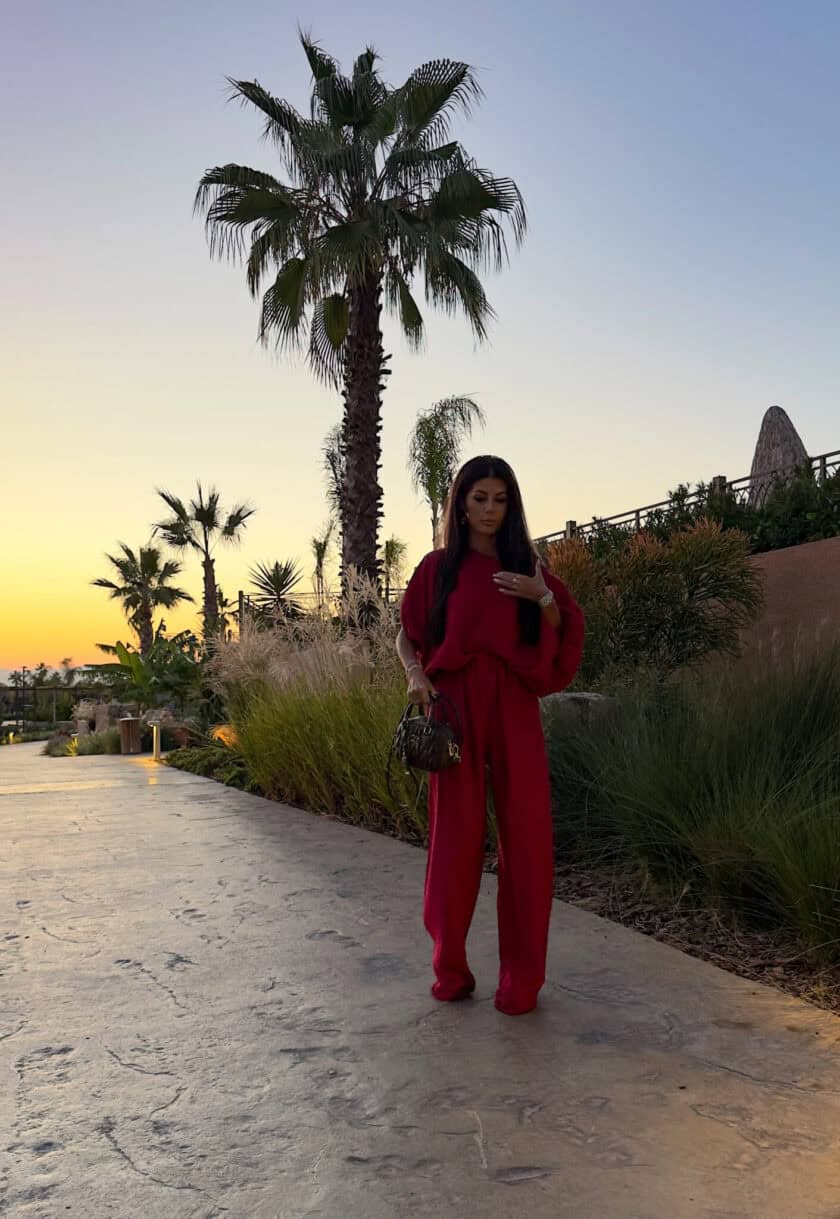 Komplet LUXE – czerwony - obrazek 3