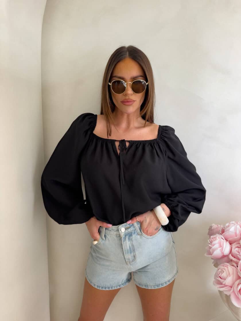 Bluzka LAURA – czarna - obrazek 14