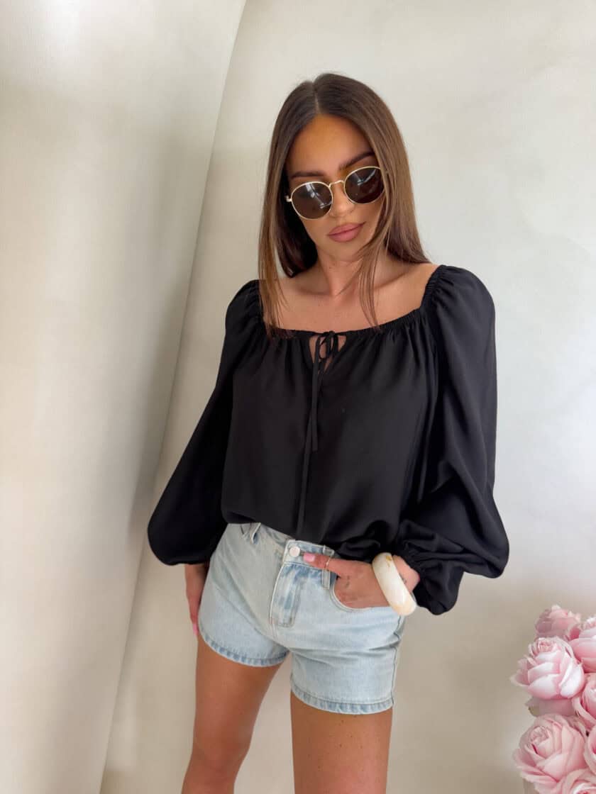 Bluzka LAURA – czarna - obrazek 16