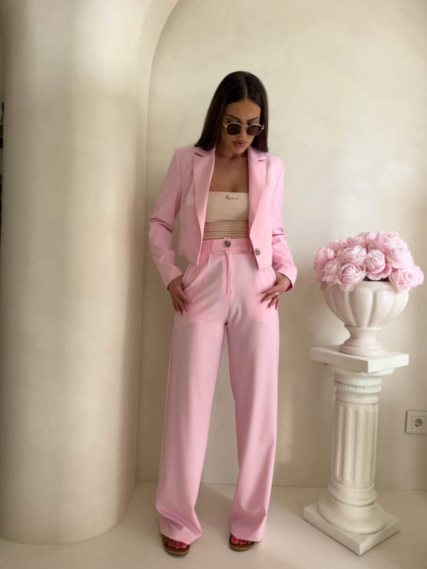 Marynarka CATI – różowa - obrazek 6