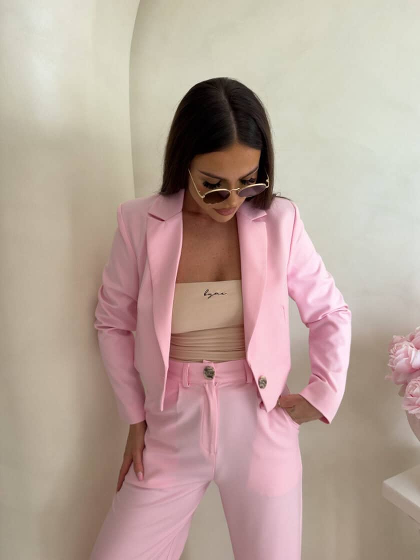 Marynarka CATI – różowa - obrazek 4