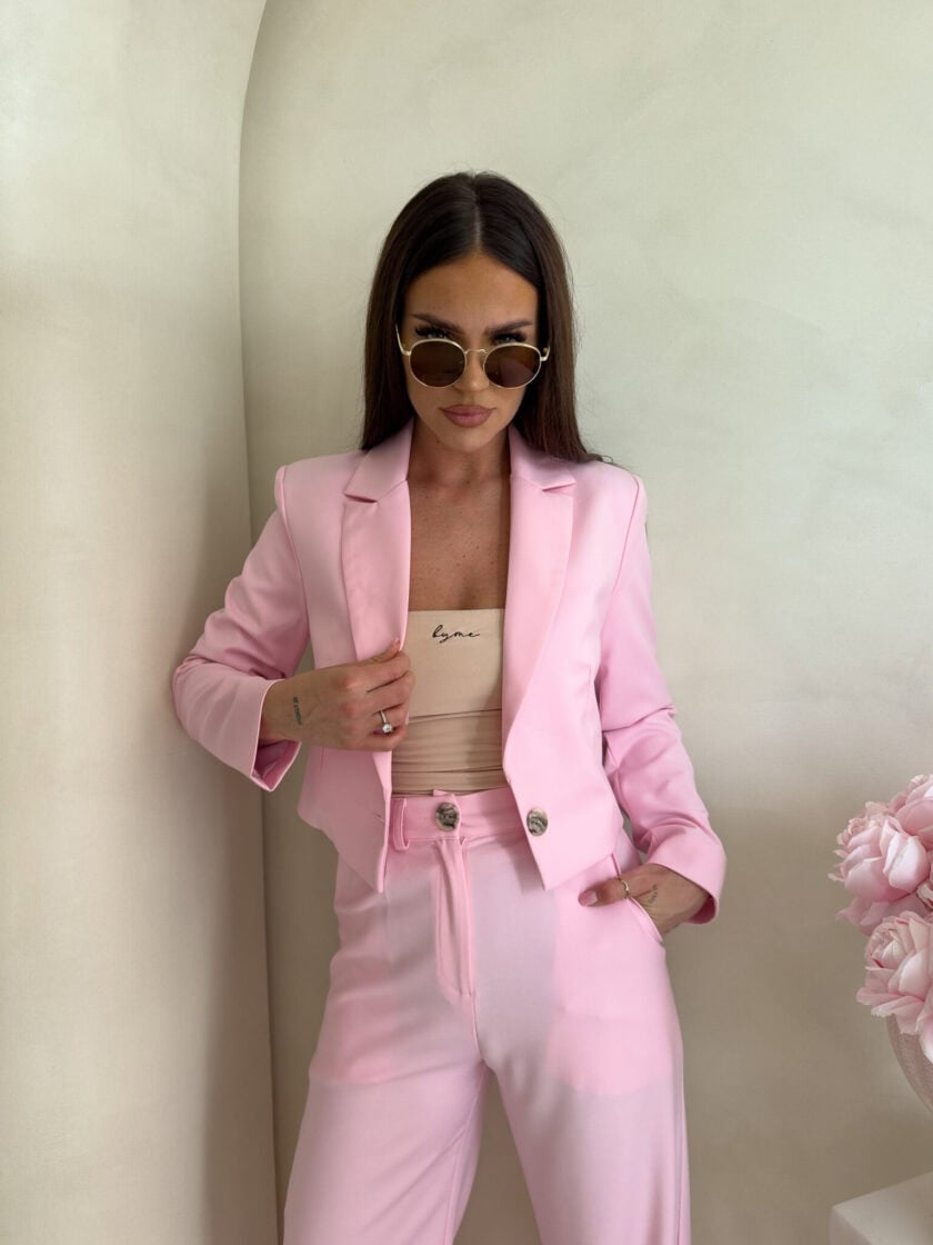 Marynarka CATI – różowa - obrazek 13