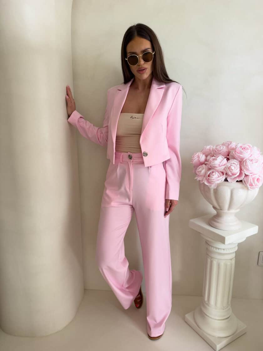 Marynarka CATI – różowa - obrazek 14