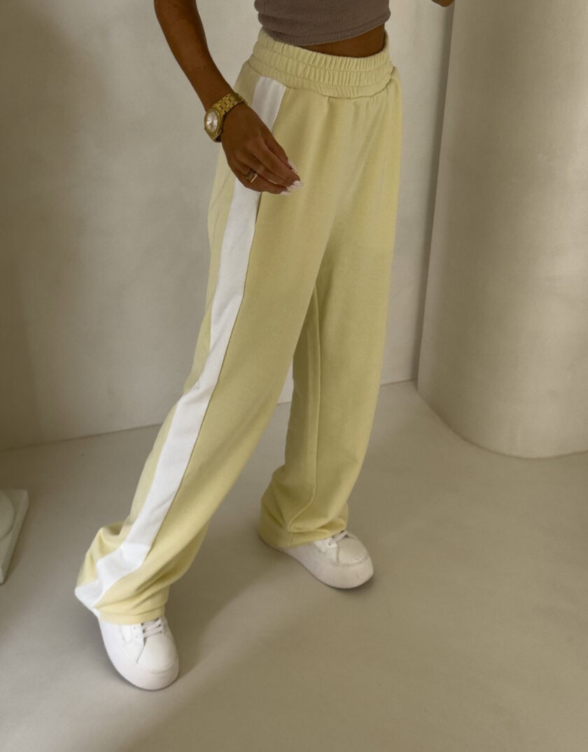 Spodnie LAMPAS - bananowe - obrazek 2