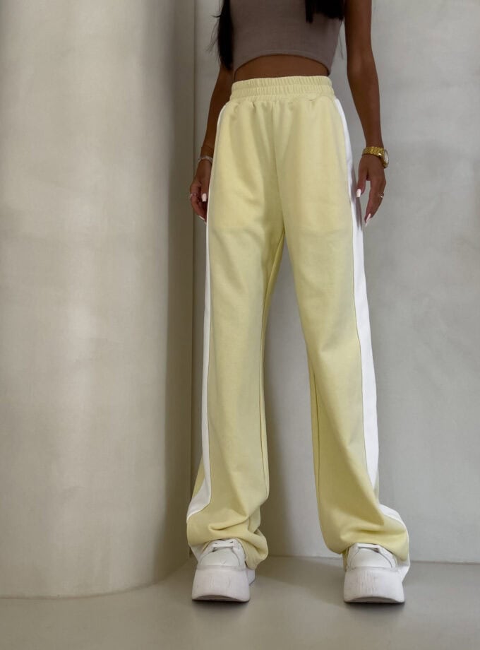 Spodnie LAMPAS - bananowe