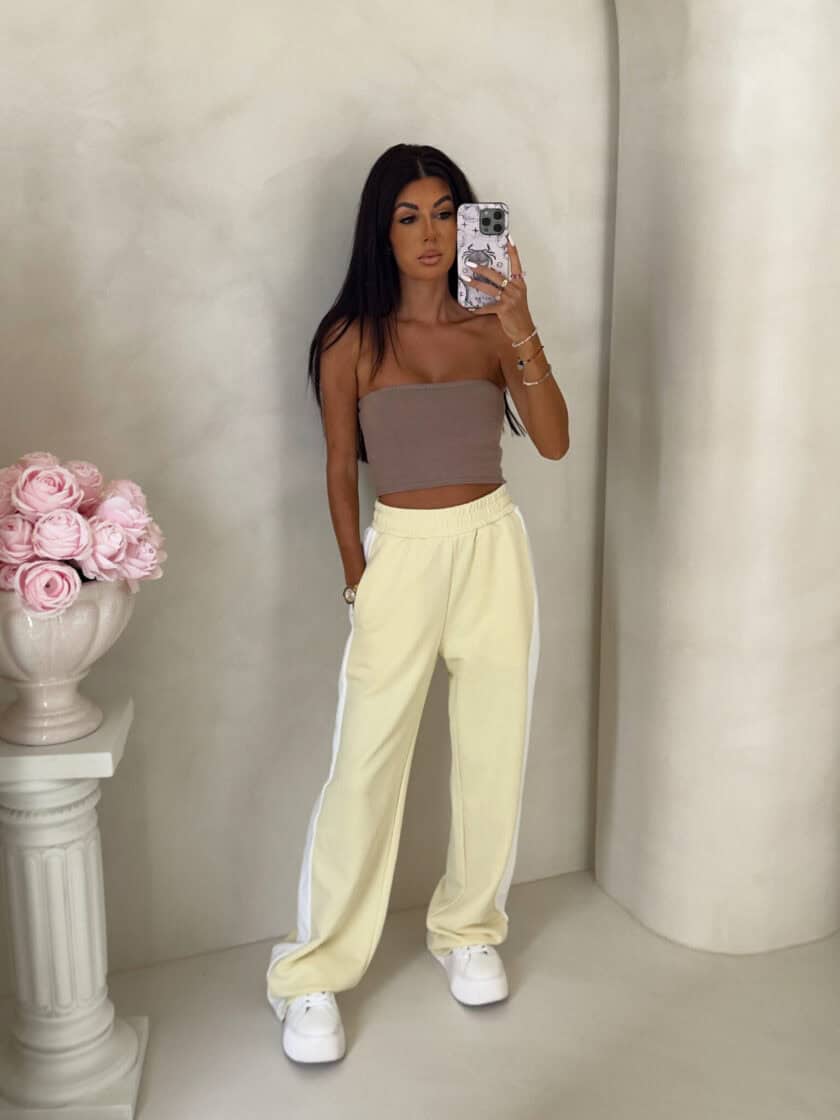 Spodnie LAMPAS - bananowe - obrazek 6