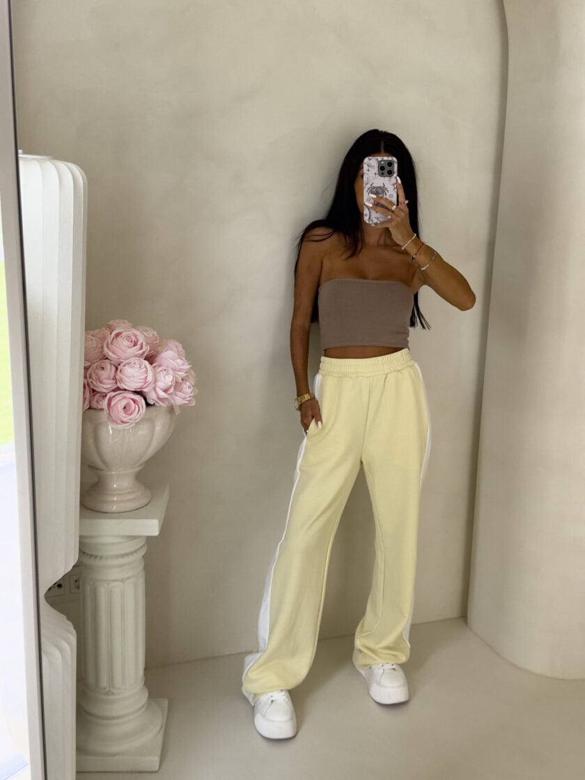 Spodnie LAMPAS - bananowe - obrazek 14