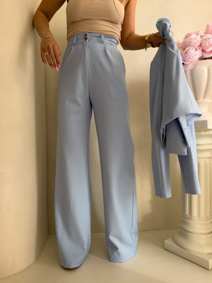 Spodnie CATI - błękitne - obrazek 6