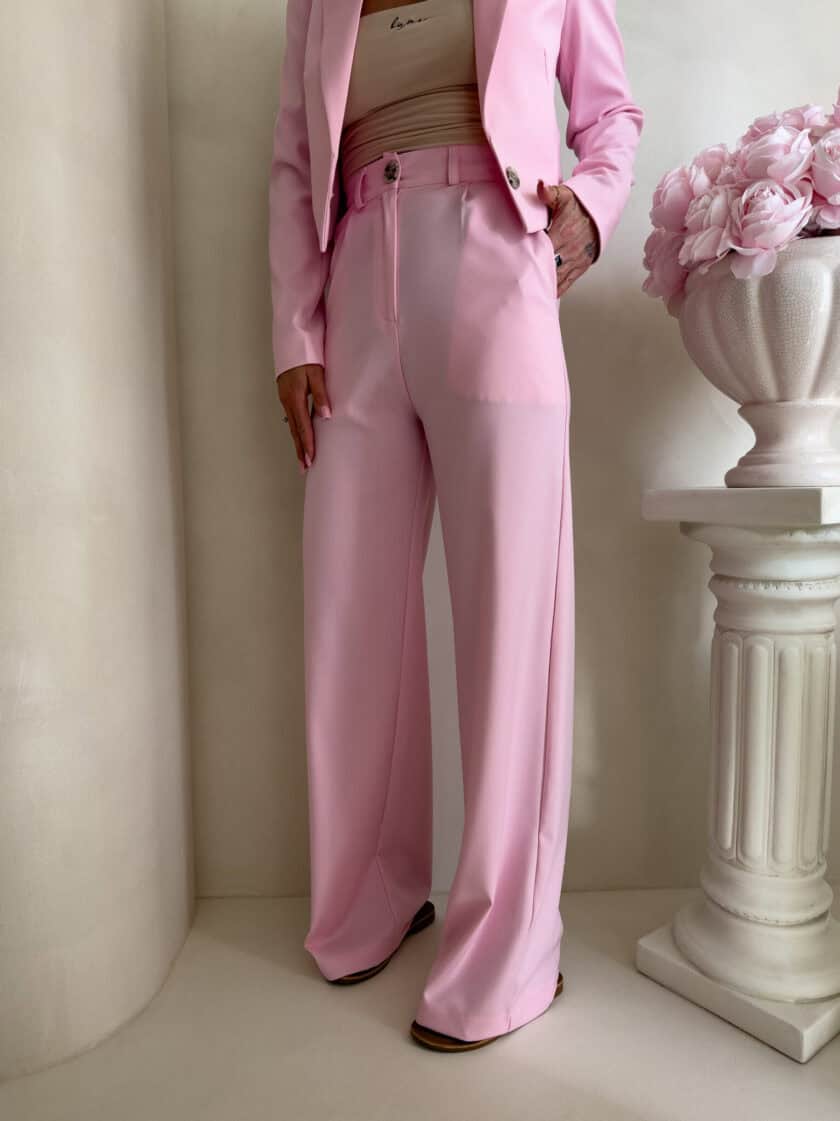 Spodnie CATI - różowe - obrazek 7