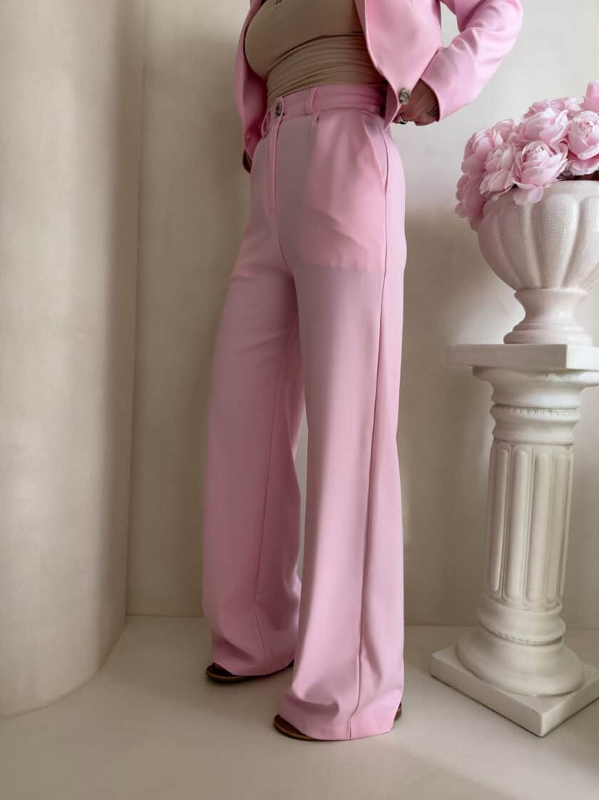 Spodnie CATI - różowe - obrazek 15