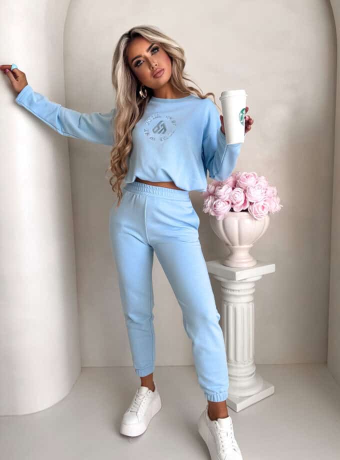 Komplet LOUIS - błękitny