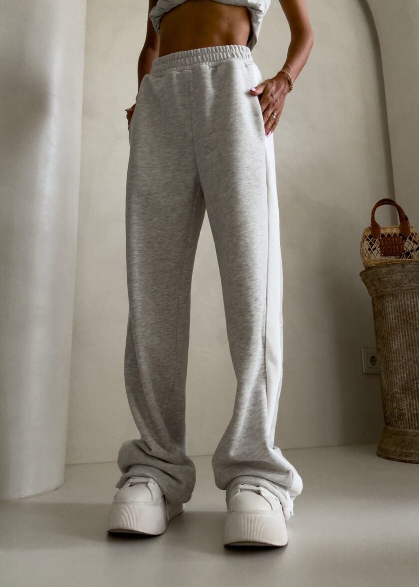 Spodnie LAMPAS - szary melanż - obrazek 9