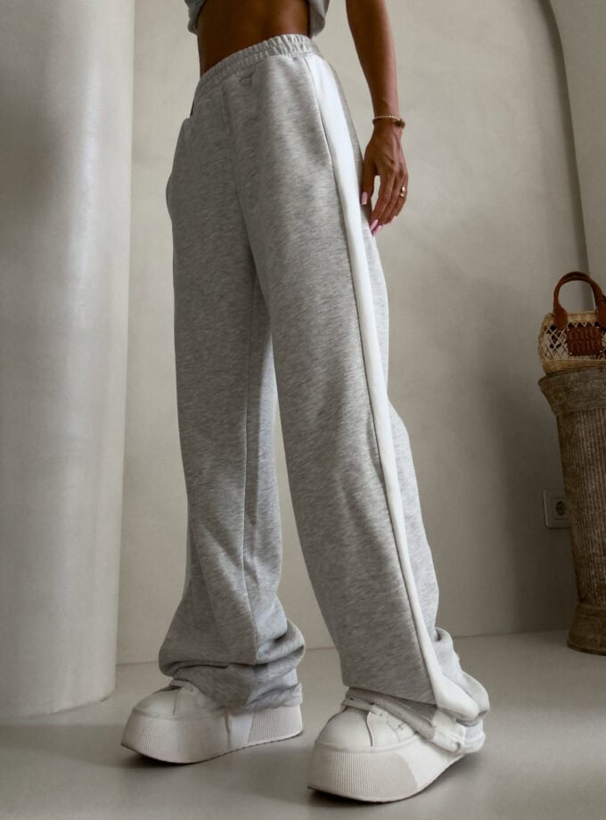 Spodnie LAMPAS - szary melanż