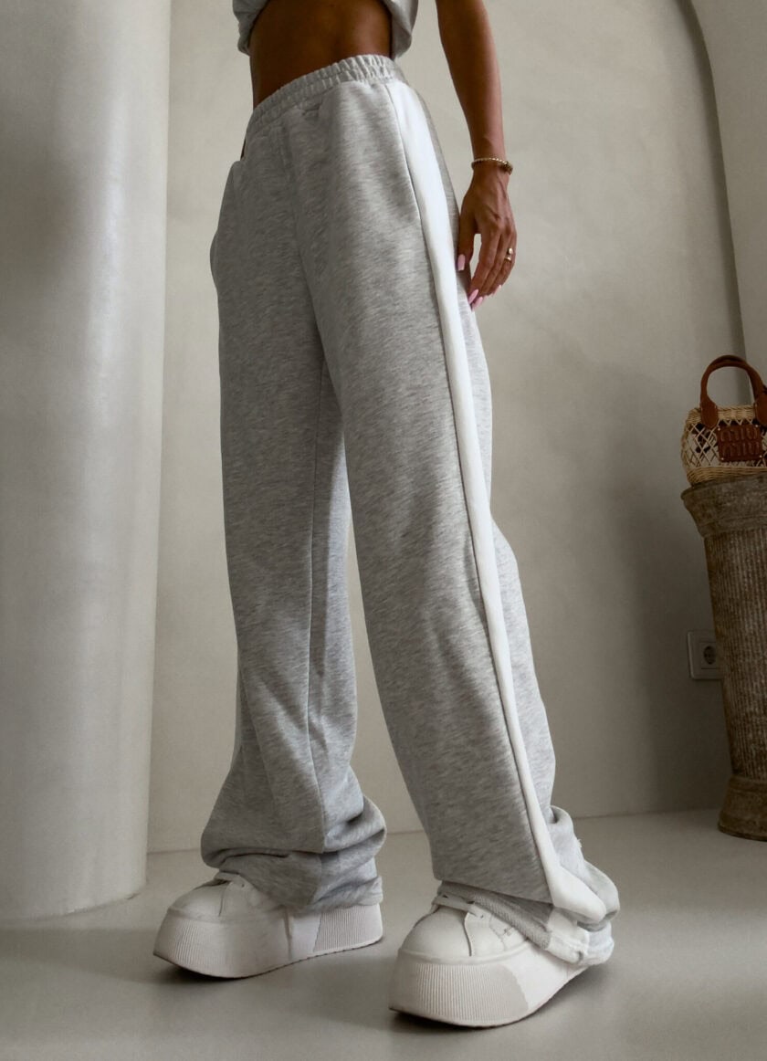 Spodnie LAMPAS - szary melanż