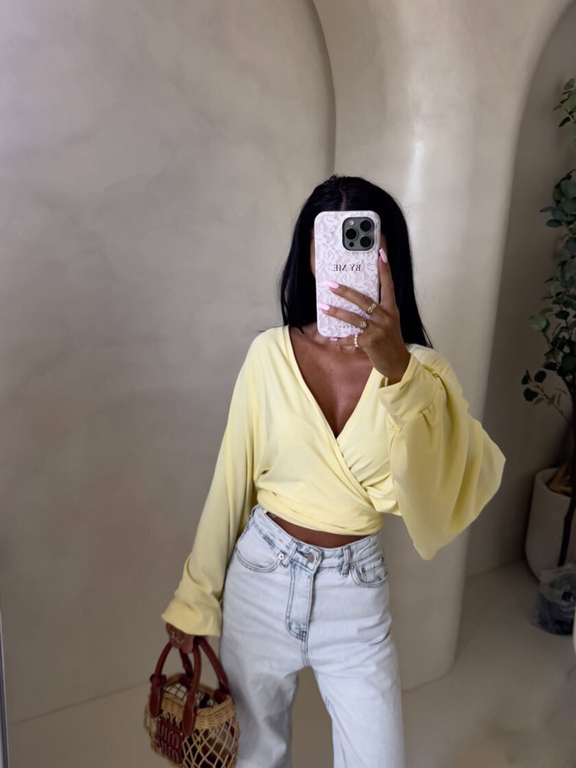 Bluzka KAIRA – bananowa - obrazek 14