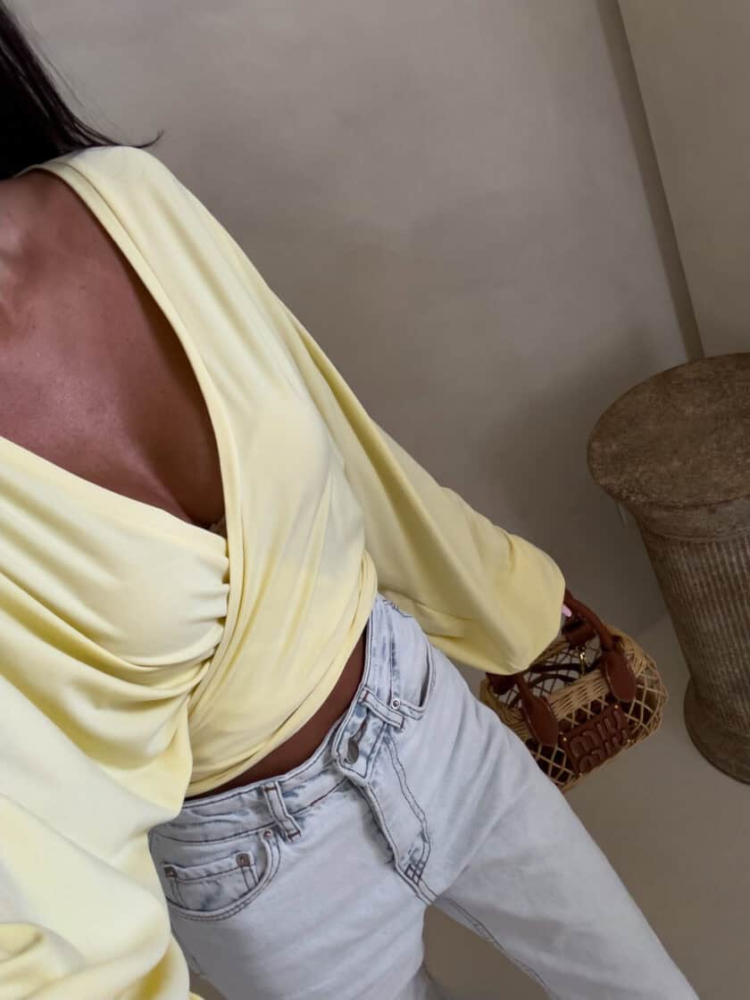 Bluzka KAIRA – bananowa - obrazek 11