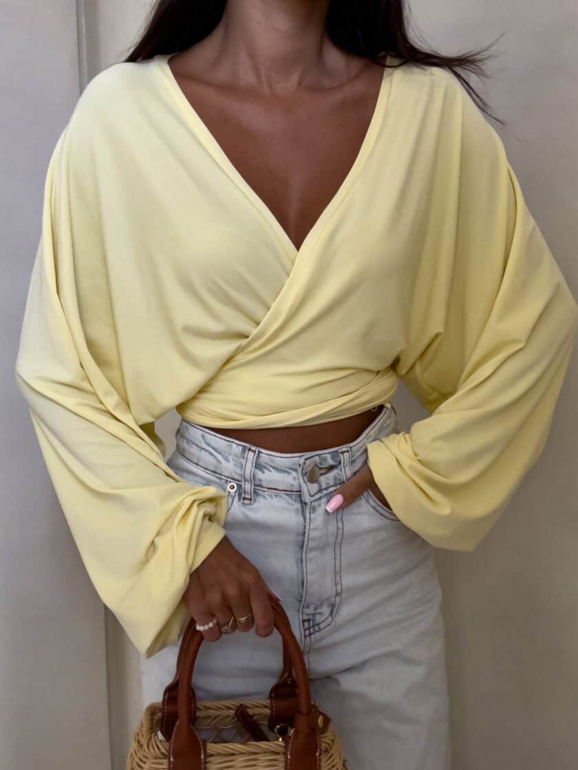 Bluzka KAIRA – bananowa