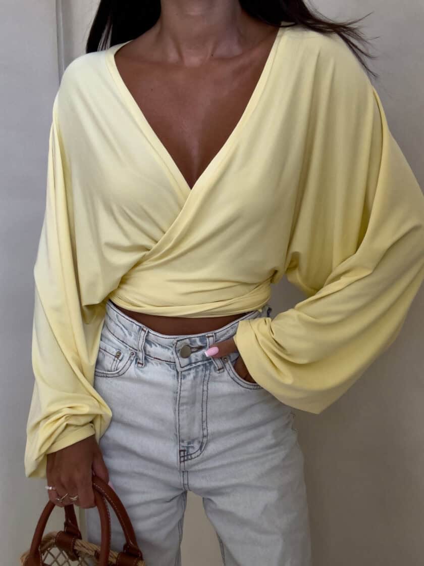 Bluzka KAIRA – bananowa - obrazek 7