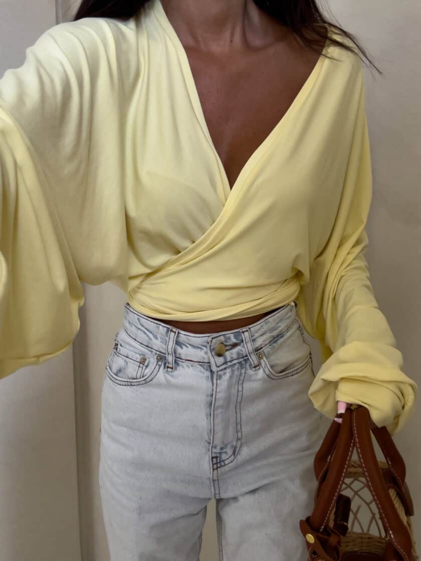 Bluzka KAIRA – bananowa - obrazek 6