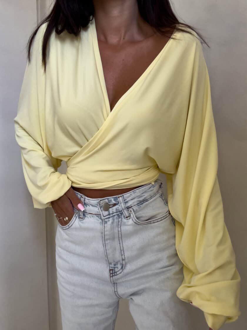 Bluzka KAIRA – bananowa - obrazek 5