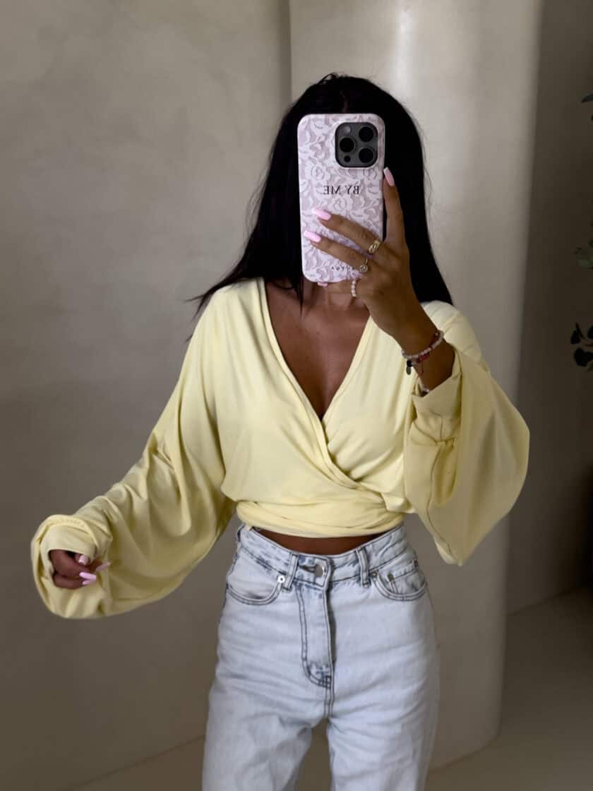 Bluzka KAIRA – bananowa - obrazek 4