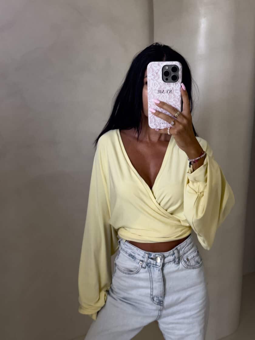 Bluzka KAIRA – bananowa - obrazek 3