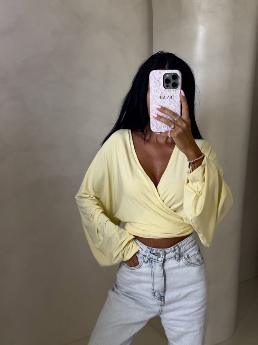 Bluzka KAIRA – bananowa - obrazek 2