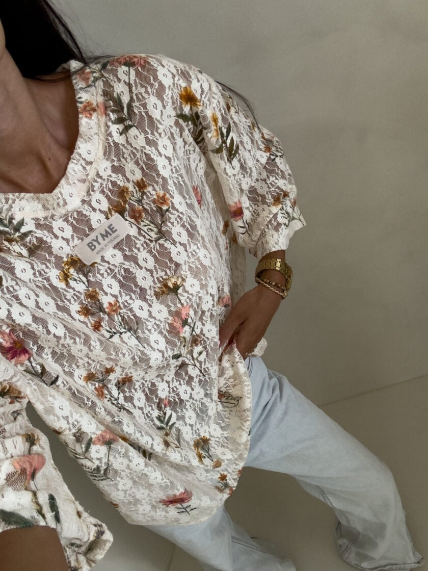 Bluzka MARMARIS koronka – łączka - obrazek 12