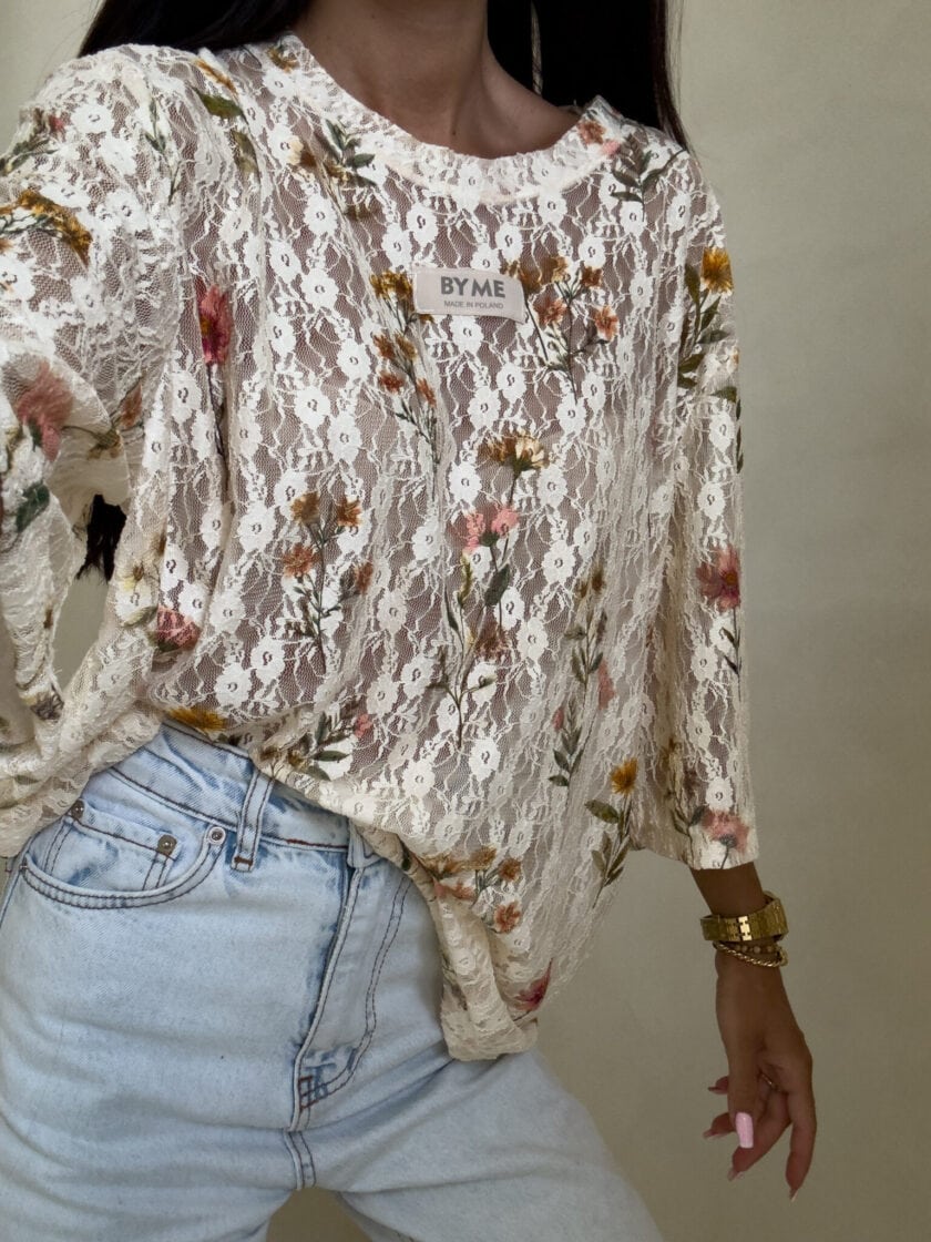 Bluzka MARMARIS koronka – łączka - obrazek 10