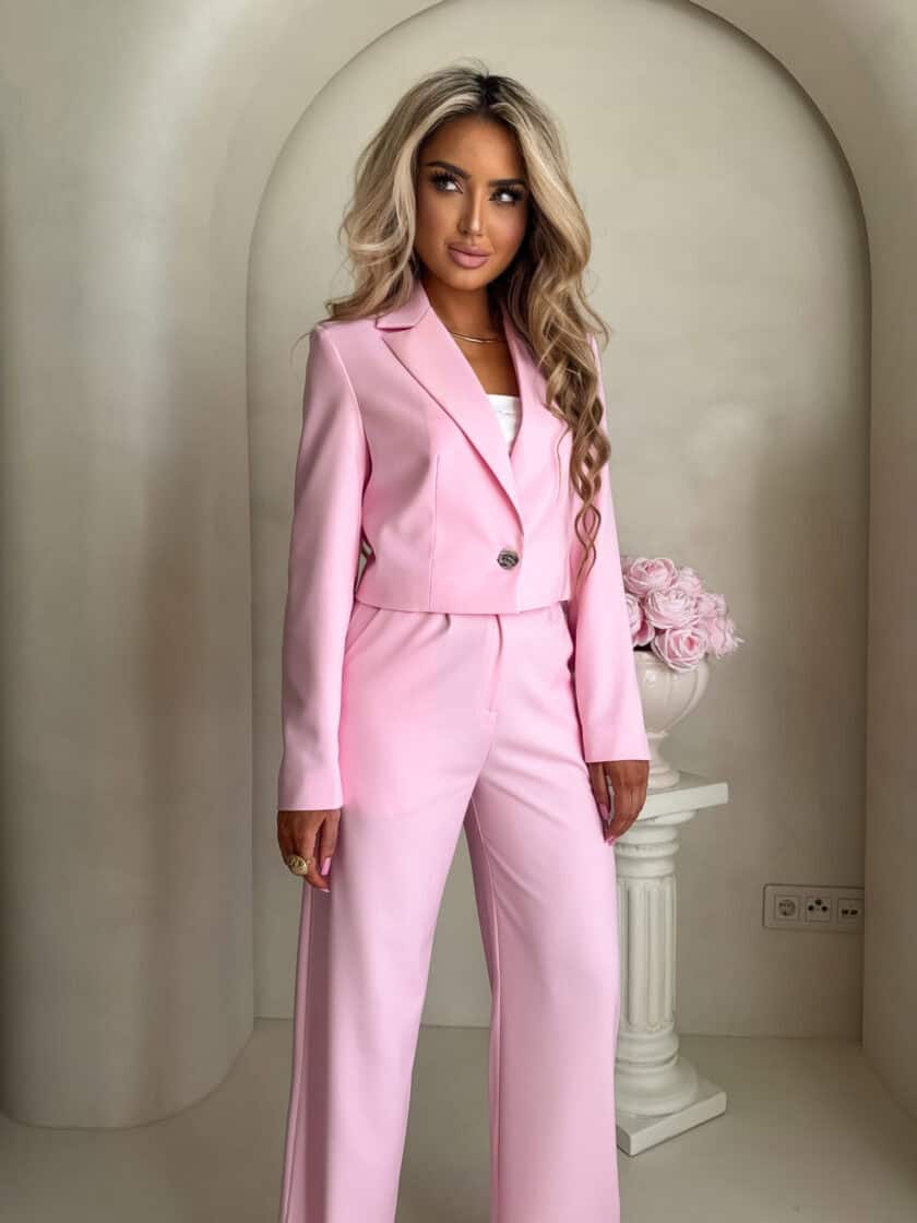 Marynarka CATI – różowa - obrazek 7